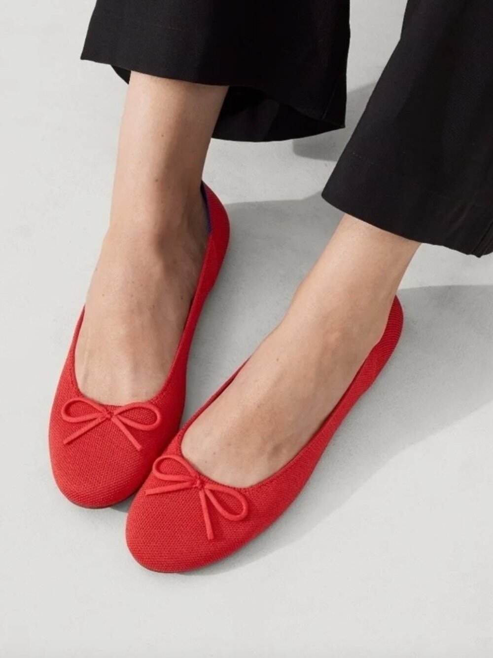 ROTHY'S The Ballet Flat in Glamour Red Size 8.5